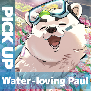 Water-loving Paul PICK-UP!