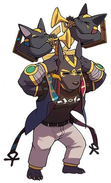 Hellhound Anuberus Sticker
